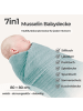 nordic coast company  Musselindecke, Puckdecke, Einschlagdecke, Babydecke Musselin, atmungsaktiv