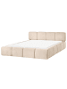 Beliani Doppelbett ORVILLE in Beige - (W) 188 x (H) 75 x (L) 230 cm