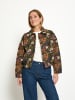 minus Jacket in Black Flower Print