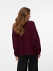 Vero Moda Strickpullover in Winetasting