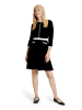 Vera Mont Strickkleid mit Rundhalsausschnitt in Schwarz/Weiß