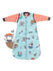 Schlummersack Babyschlafsack, 1.0 TOG in Hellblau-Rot