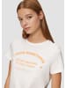 QS T-Shirt in 01D0_weiß