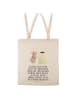 Mr. & Mrs. Panda uni tasche Maus Sterne mit Spruch in Creme