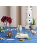 relaxdays 24 x Flasche in Transparent/ Gold - 150 ml