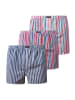 SNOCKS American Woven Boxershorts aus Bio-Baumwolle 3 Stück in Stripe