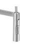 Beliani Küchenarmatur ATCAMA in Silber - (W) 25 x (H) 52 x (L) 5 cm