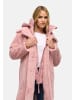 Navahoo Wintermantel Teddyzauber 14 in Powder Rose
