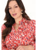 Usha Plus Size Dress usha PLUS SIZE in Multicolor Orange