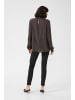 Kaffe Langarm-Bluse Trine in Black Oyster