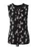 Aniston CASUAL Blusentop in schwarz-hellgrau-wollweiß