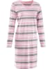 REDBEST Single-Jersey Nachthemd in rosé/grau