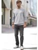 John Devin Strickpullover in hellgrau