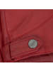 Mauritius Lederjacke Lammnappa Kapuze in Rot