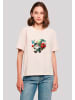 F4NT4STIC Tee Gnom Frühling Blumen Schmetterling in pink