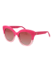 Benetton Damen Sonnenbrillen Katzenauge Rose