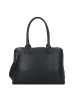 Plevier Structure Canton Schultertasche Leder 44 cm Laptopfach schwarz