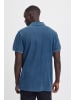 BLEND Poloshirt BHPolo 20716907 gewaschenes Poloshirt für den Sommer in Blau