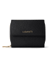 Lazarotti Bologna Leather Geldbörse Leder 12 cm in black