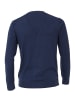 CASAMODA Pullover mit V-Ausschnitt unifarben 004430 in Blau