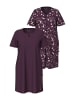 Ulla Popken Nachthemd in traubenrot