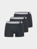 Erlich Textil  3er Pack Boxershorts GUSTAV in graphit