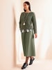 Heine Maxirock in khaki