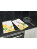 Wenko Herdabdeckplatte Universal Mod. Zitronen 2er Set, Herdabdeckplatte Universal Zitronen 2er Set in Mehrfarbig