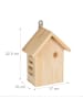 relaxdays Marienkäferhaus in Natur - (B)17 x (H)22,5 x (T)10 cm