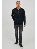 !SOLID Sweatshirt SDKaran 21300754-ME Moderner Sweater mit Troyer-Kragen in Blau