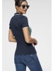 Kangaroos Poloshirt in marine-grün-weiß