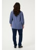 KAFFE curve Bluse langarm KCkamille Regular fit in Blue Indigo