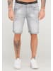 behype Jeans-Shorts LUSIEN in Grau