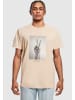Mister Tee Mister Tee Herren Peace Sign Tee in sand