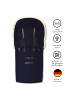 Hofbrucker Lammfell-Fußsack Putzi für Kinderwagen und Buggy in Navy Blue