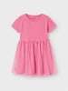 name it Kleid Kurzarm Midi Blusen Dress in Rosa