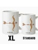 Mr. & Mrs. Panda Tasse Sternzeichen Schütze ohne Spruch in Weiß