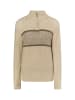 MO Herren Grobstrickpullover in Beige Mehrfarbig