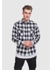 Urban Classics Flanell-Hemden in blk/wht