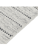 Beliani Geflochtener Teppich YAZLIK in Beige/Schwarz - (W) 80 x (H) 1.5 x (L) 150 cm