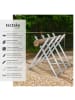 tectake Holzsägebock Horst 84 x 80 x 80 cm, grau