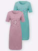 Sieh an! Nachthemden in mint + mauve