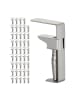 relaxdays 45 x Tischdeckenklammern in Silber