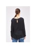 GAS Schwarz Polyester Lang Ärmel T-Shirt