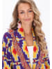 IZIA Women Cardigan in violet multicolor