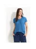 Cecil Halbarmbluse in Azure Blue