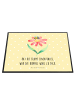 Mr. & Mrs. Panda Schreibtischunterlage Hummel Blume mit Spruch in Gelb Pastell