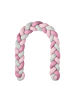 nordic coast company  Bettschlange geflochten, waschbar, feste Enden, extra breit Jersey