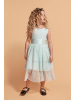 Coccodrillo Tüllkleid in in Minzfarbe