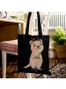 Mr. & Mrs. Panda Shopper Quokka Happy ohne Spruch in Schwarz